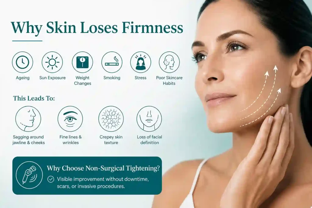 What Makes Skin Lose Firmness and Why Do People Seek Non-Surgical Tightening Wantage?