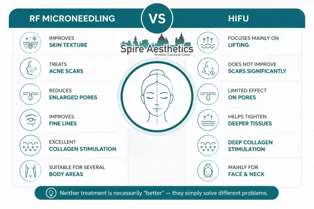 RF Microneedling vs HIFU: Which Treatment Gives Better Results Wantage?